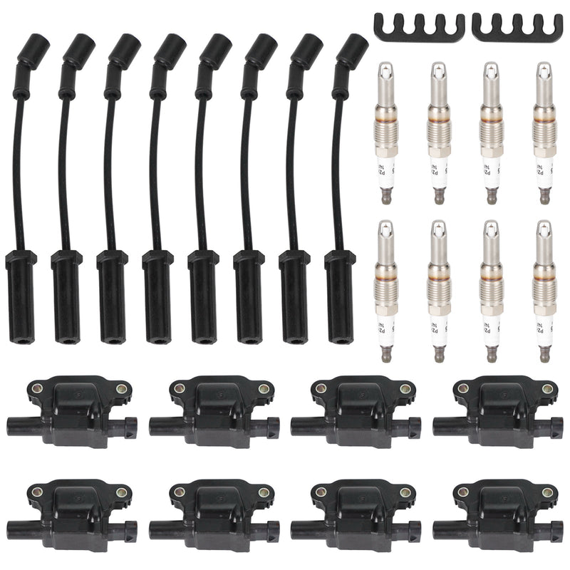2008 Allure 5.3L-V8 8PCS Square Ignition Coil+Spark Plug+Wires 12611424 8125706160 D510C UF413 12570616