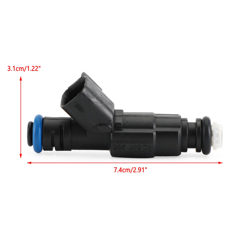 Mercruiser V8 350 MAG 5.0 4.3 6.2 885176 0280156081 1PCS Fuel Injectors