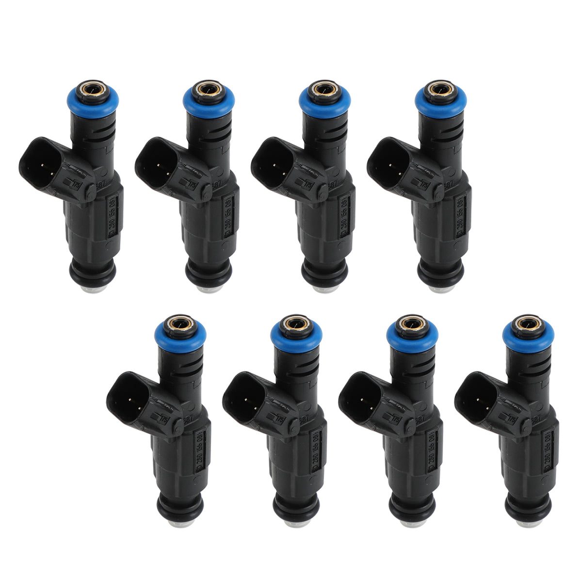 Mercruiser V8 350 MAG 5.0 4.3 6.2 885176 0280156081 8PCS Fuel Injectors
