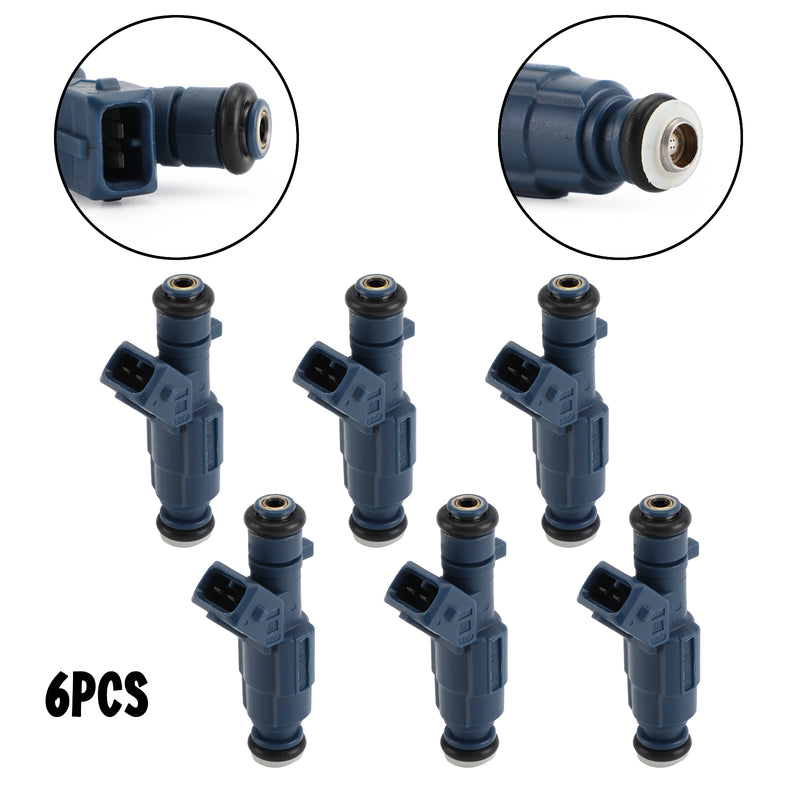 Ford BA BF Falcon XT Fairlaine XR6 Territory 0280156123 6PCS Fuel Injectors