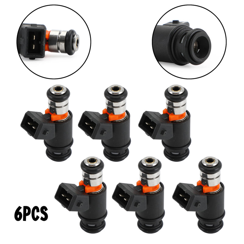 VW Golf Jetta 1999-2002 EuroVAN 97 1999-2000 2.8L 6PCS Fuel Injectors 021906031D