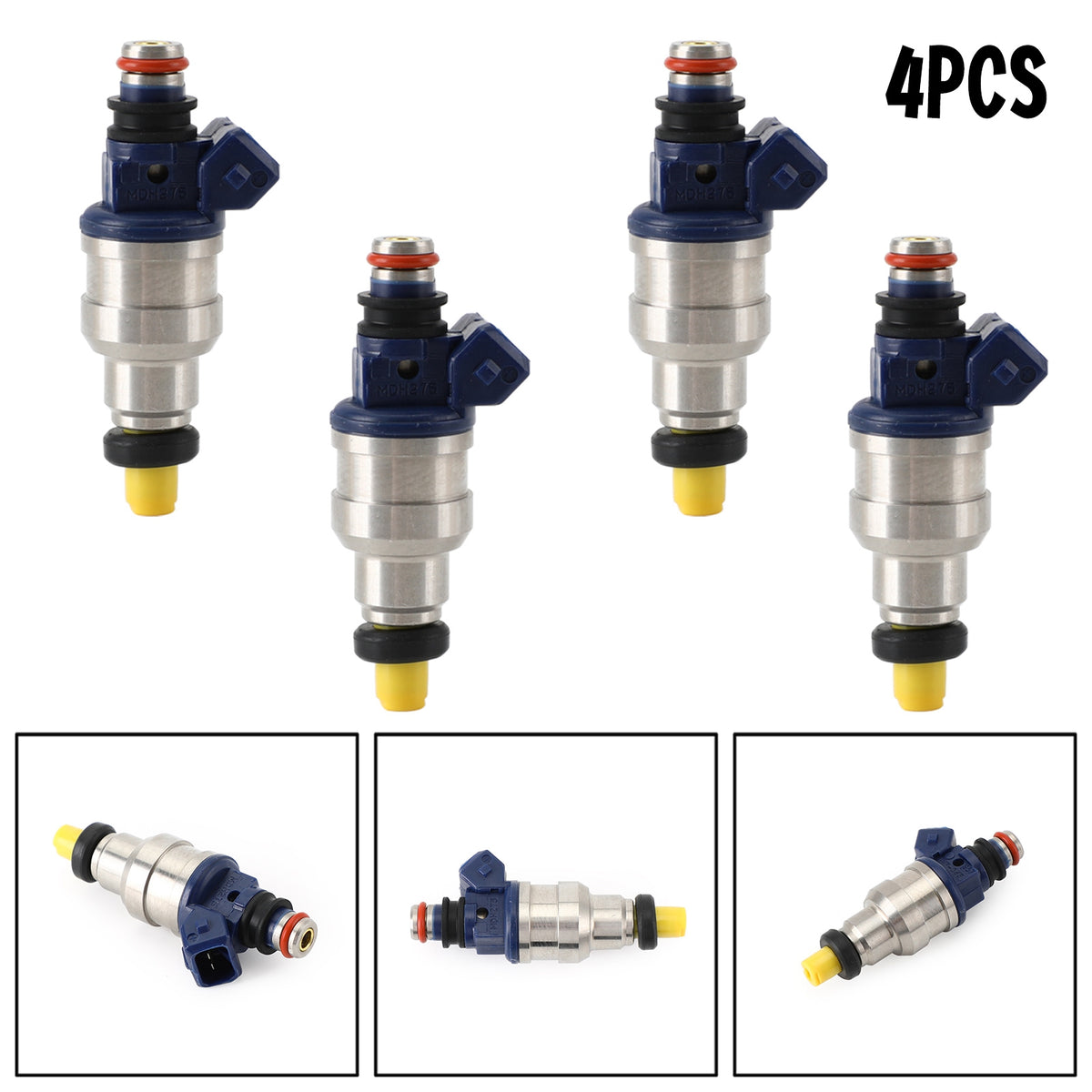 Mitsubishi 2.4L L4 1994-1999 842-12147 MDH275 4PCS Fuel Injectors INP-065