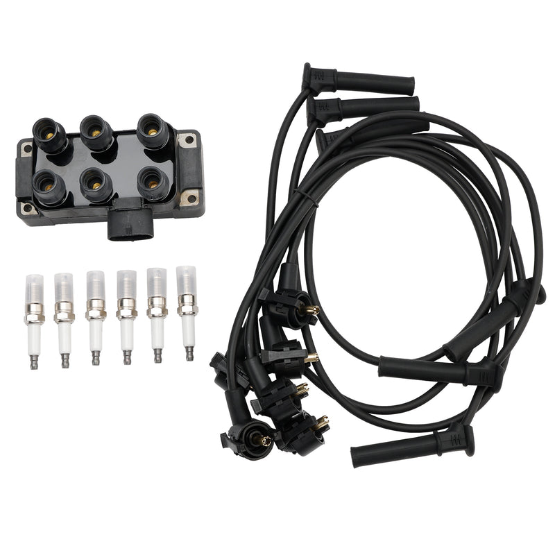 1997 Ford E-150 E-250 Econoline V6 4.2l Ignition Coil+6 Spark plug+6 Wire FD480 DG452