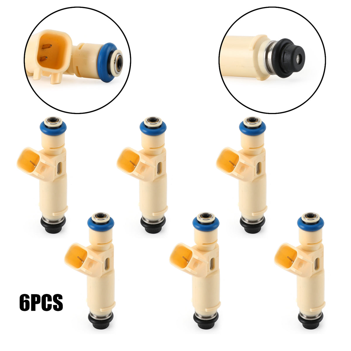 Ford Escape 3.0L V6 2001-2003 195500-3520 6PCS Fuel Injectors YL8E-C7B