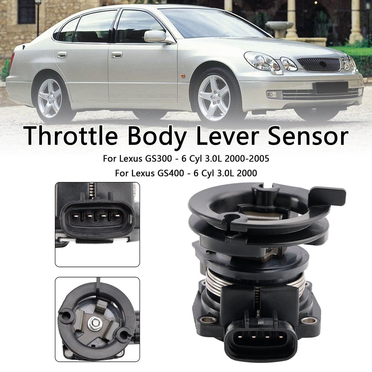 2001-2005 Lexus IS300-6 Cyl 3.0L 22060-46070 Throttle Body Lever Sensor