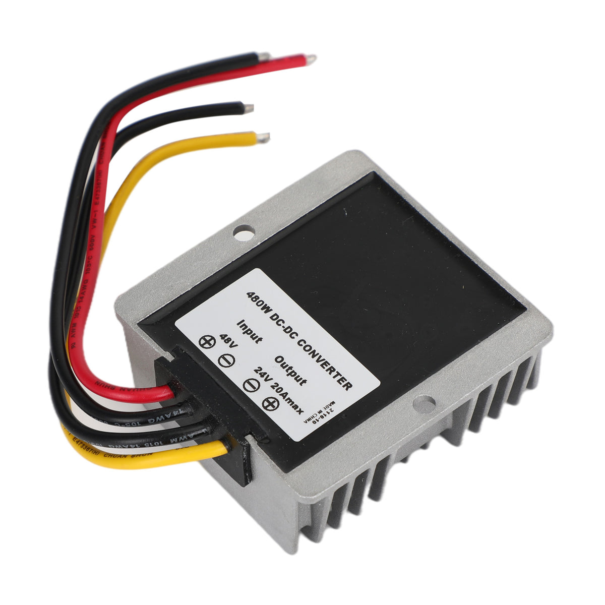 WaterProof 36V/48V to 24V 20A 480W Step Down DC/DC Power Converter Regulator