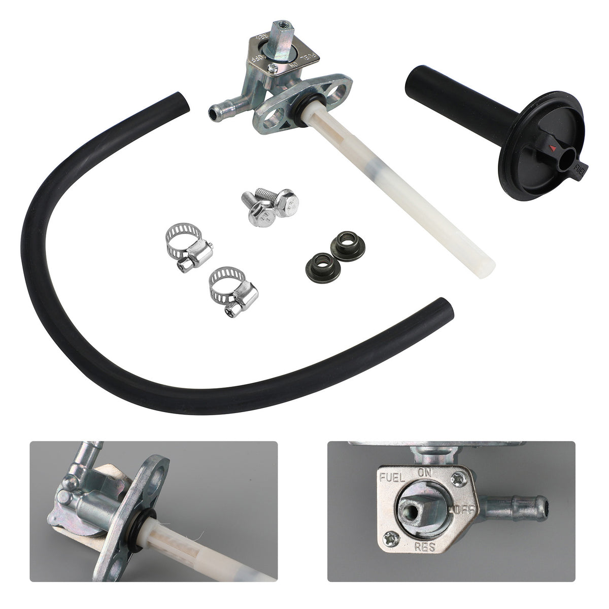 Honda Recon 250 Rancher 350 Foreman 500 Fuel Gas Petcock Valve & Lever