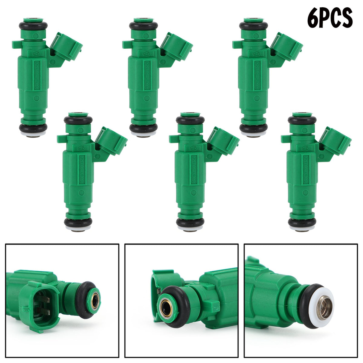 Hyundai Santa Fe 2.7L/3.5L V6 2001-2006 6PCS Fuel Injectors 9260930004