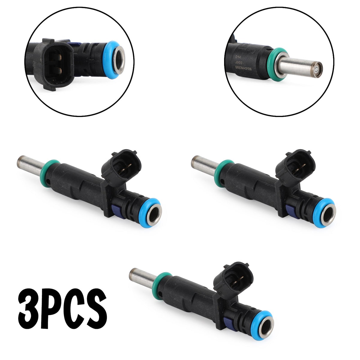 For Sea-Doo GTR 2013 RXT 2010 WAK 2016 3pcs Fuel Injectors 420874834