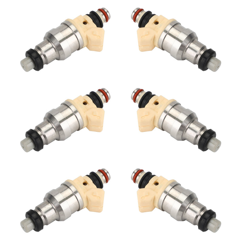 for Mitsubishi Mirage Montero Galant Sigma Eclipse FJ128 6PCS Fuel Injector