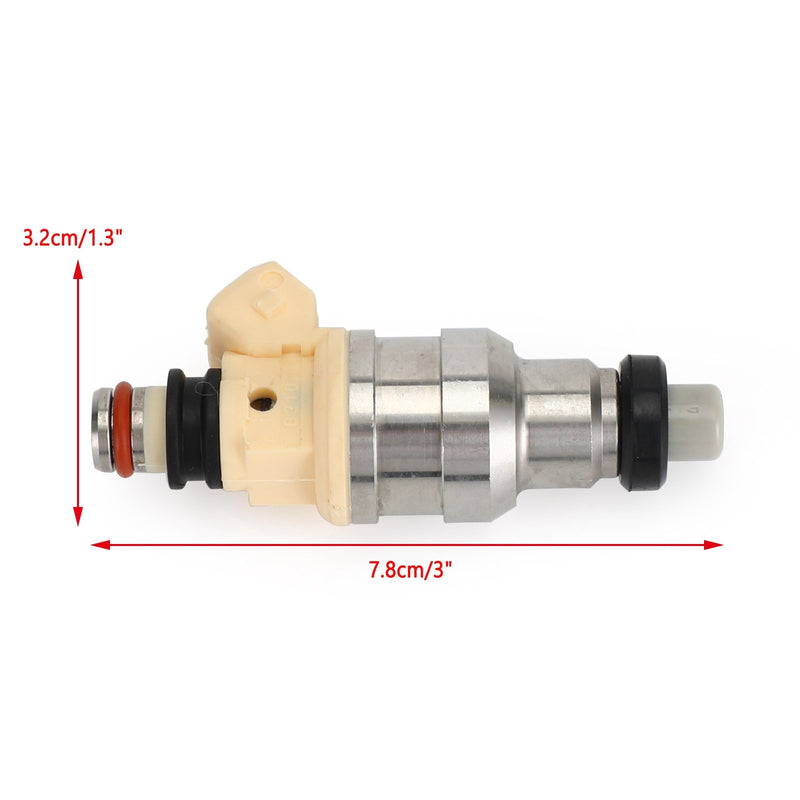 for Mitsubishi Mirage Montero Galant Sigma Eclipse FJ128 6PCS Fuel Injector