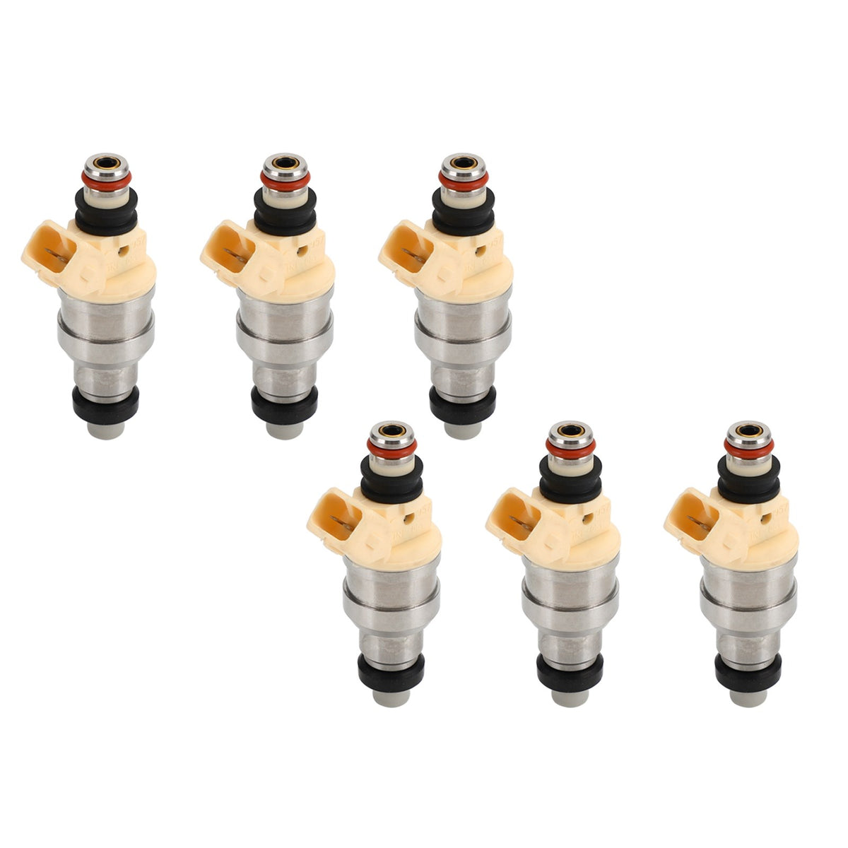 for Mitsubishi Mirage Montero Galant Sigma Eclipse FJ128 6PCS Fuel Injector