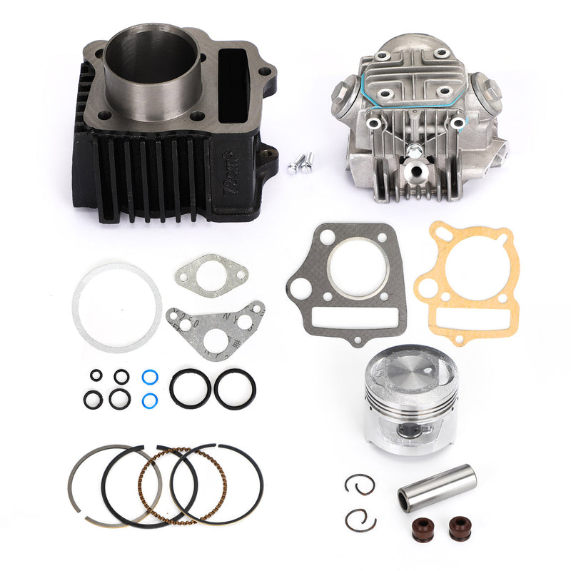 Honda CT70 CRF70 ATC70 XR70 TRX70 Top End Rebuild Kit Cylinder Head Piston