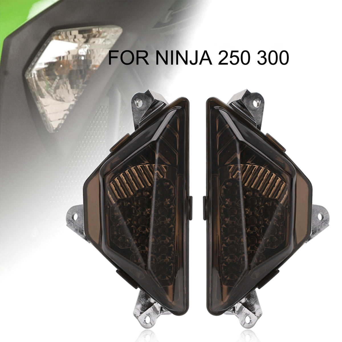KAWASAKI NINJA 250 300 400 650 1000 EX650 LED Front Turn Signal Light Lamp