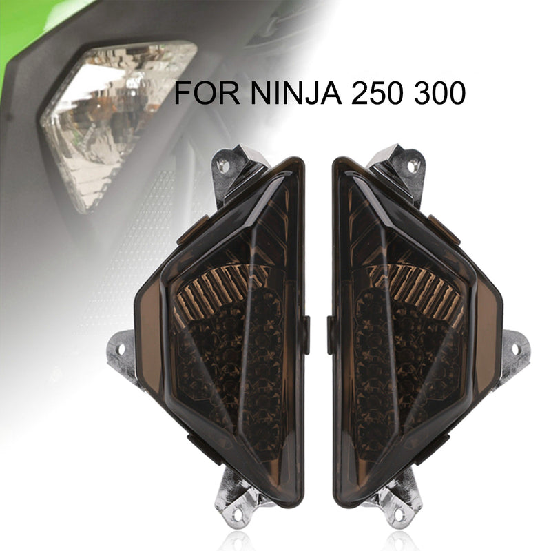 KAWASAKI NINJA 250 300 400 650 1000 EX650 LED Front Turn Signal Light Lamp