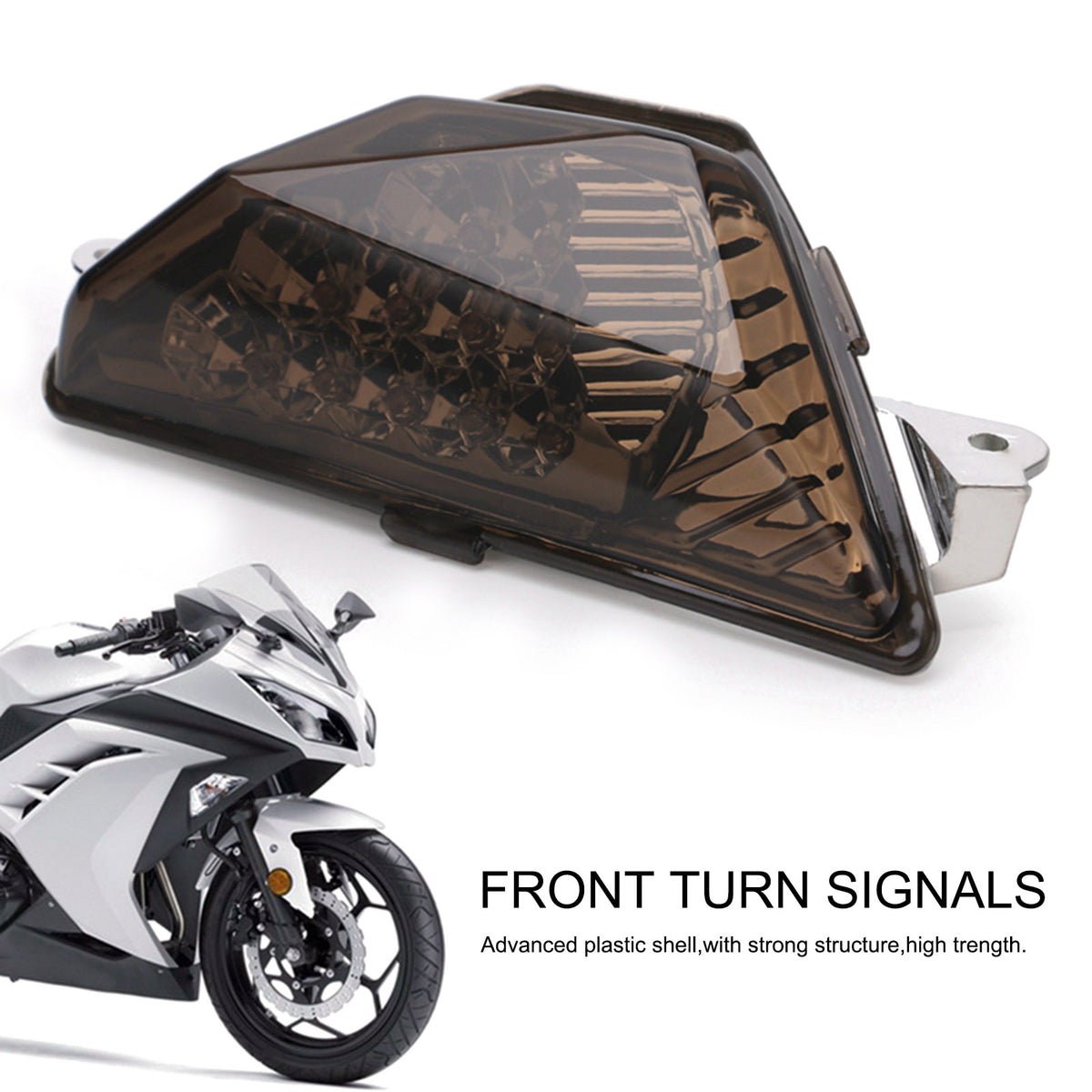 KAWASAKI NINJA 250 300 400 650 1000 EX650 LED Front Turn Signal Light Lamp