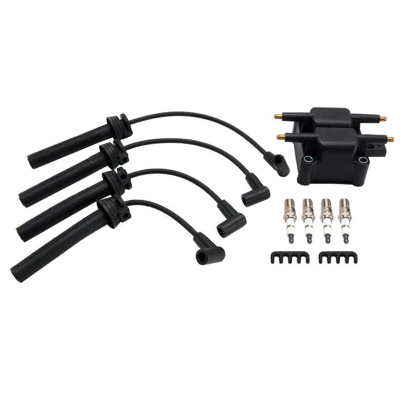 1997-2002 Chrysler Neon UF189 UF403 UF410 Ignition Coil Pack Spark Plug Wire Set