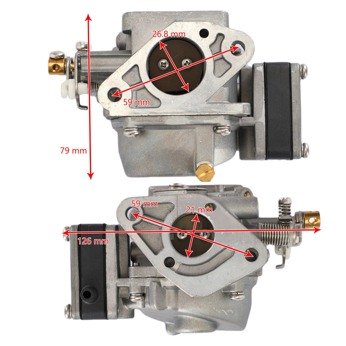 Mercury  Boat Engine Outboard Carburetor Carb Assembly 812648 Replacement