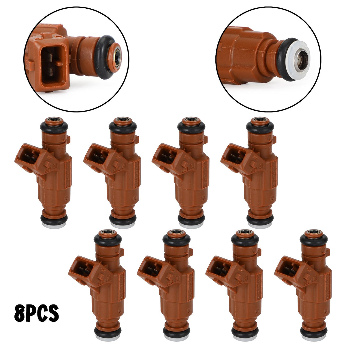 Mercedes S500 G500 SL500 E500 CLK50 5.0L 4.3L 8PCS Fuel Injectors 0280156016