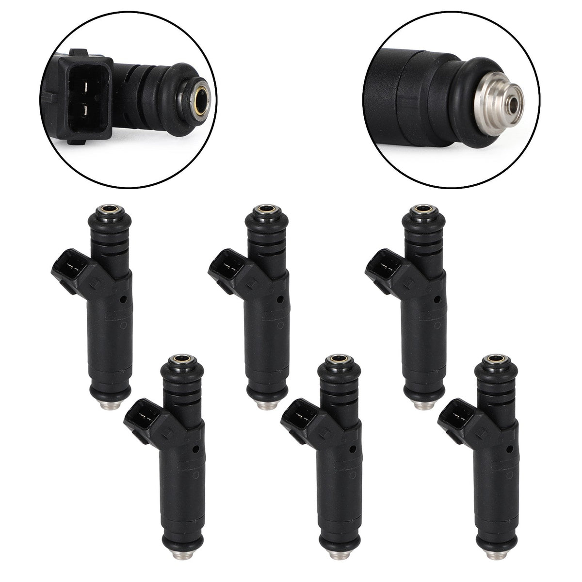 6pcs 630CC Fuel Injectors FI114961 107-961 Fit Siemens Deka Fit VW Fit Audi AGU EV1 FI114961