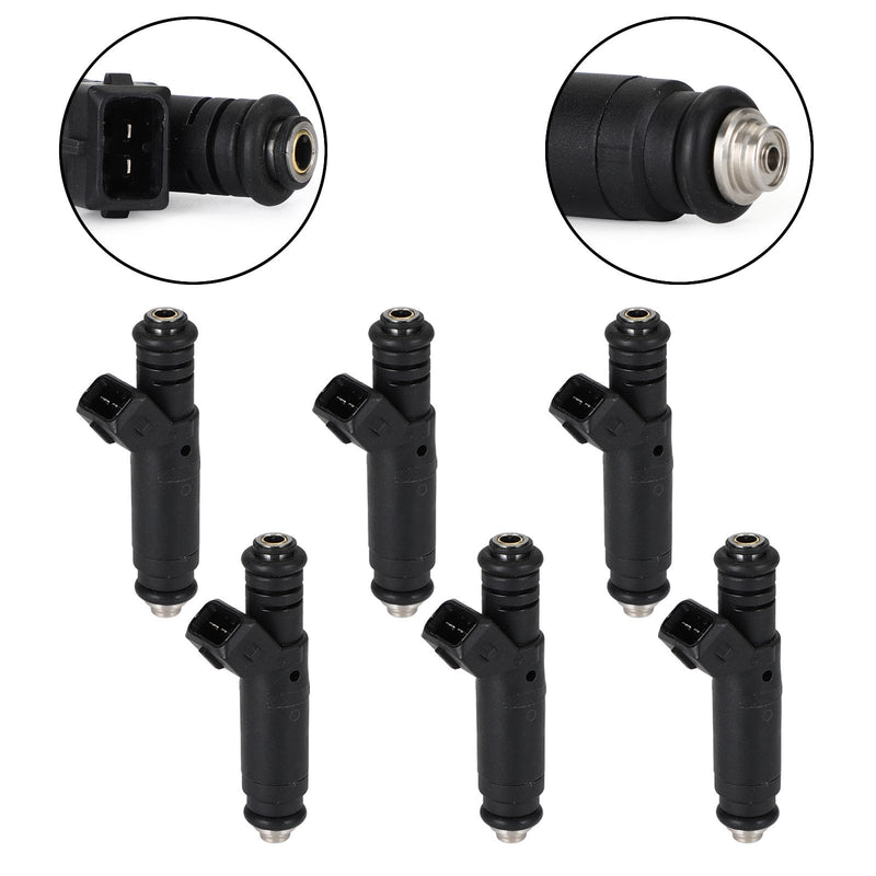 6pcs 630CC Fuel Injectors FI114961 107-961 Fit Siemens Deka Fit VW Fit Audi AGU EV1 FI114961