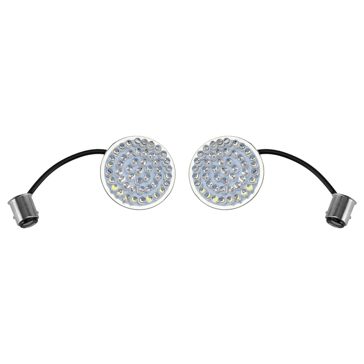 Dyna Softail Street Glide Road King 2Pcs 1157 LED Turn Signals Blinker Light