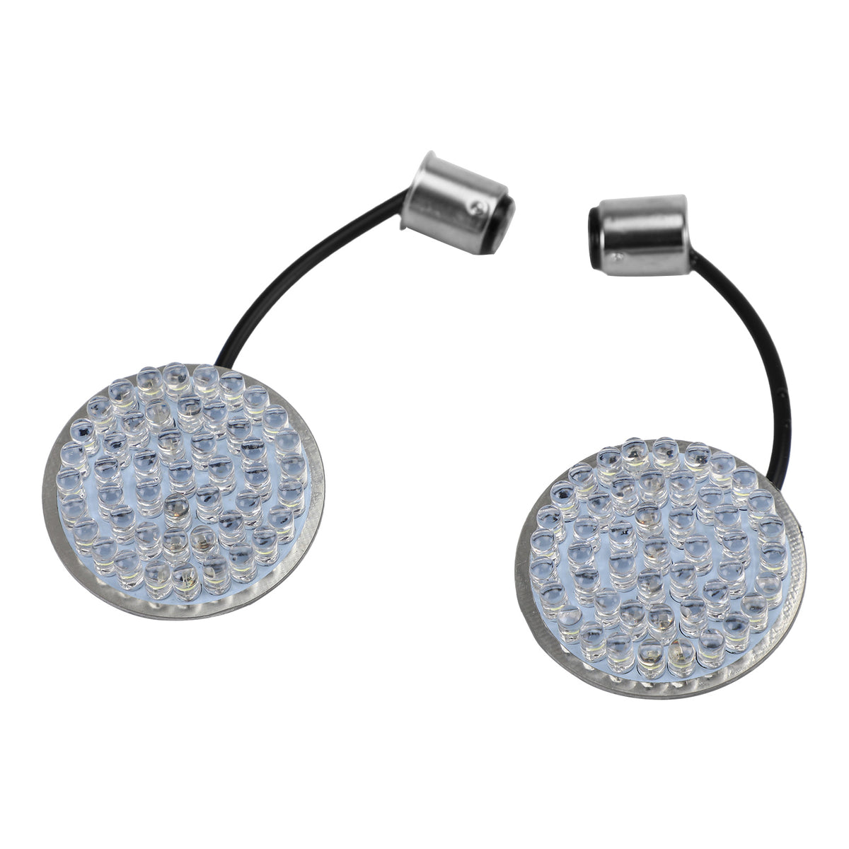 Dyna Softail Street Glide Road King 2Pcs 1157 LED Turn Signals Blinker Light