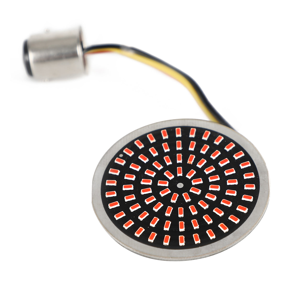 for Softail Touring Dyna Sportster Red 1157 LED Turn Signal Light Inserts Lamp