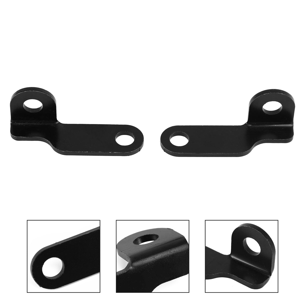 Sportster Big Twin Turn Signal Light Holder Bracket Front Rear Fork Clamp