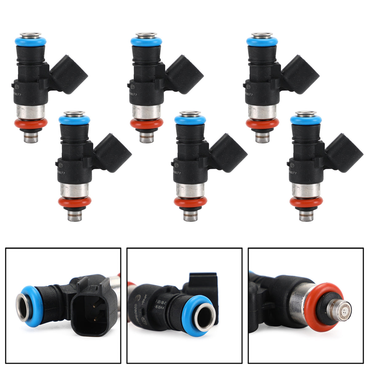 Ford Fusion Fit Mazda 6 CX-9 2010-2011 6PCS Fuel Injectors 0280158077