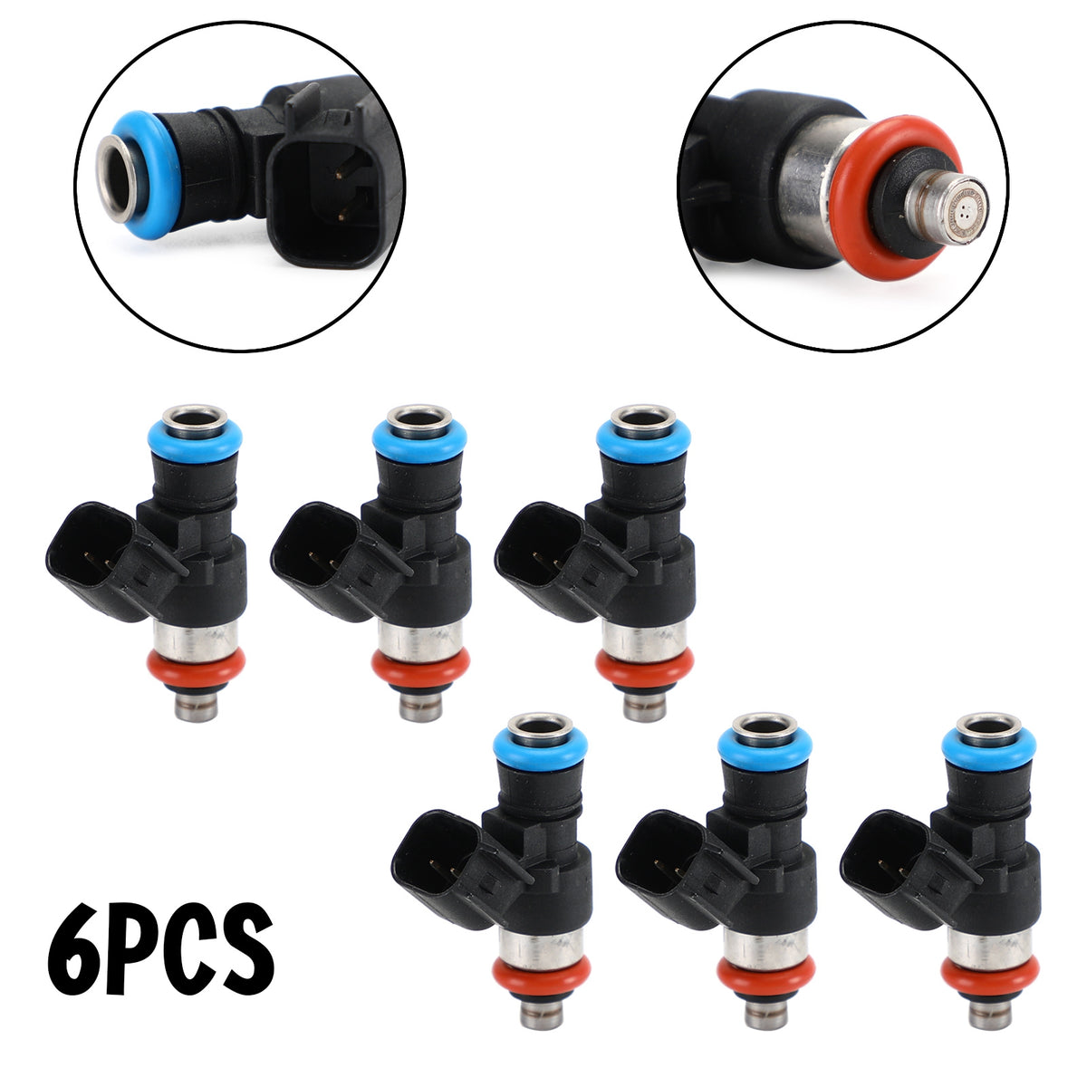 Ford Fusion Fit Mazda 6 CX-9 2010-2011 6PCS Fuel Injectors 0280158077
