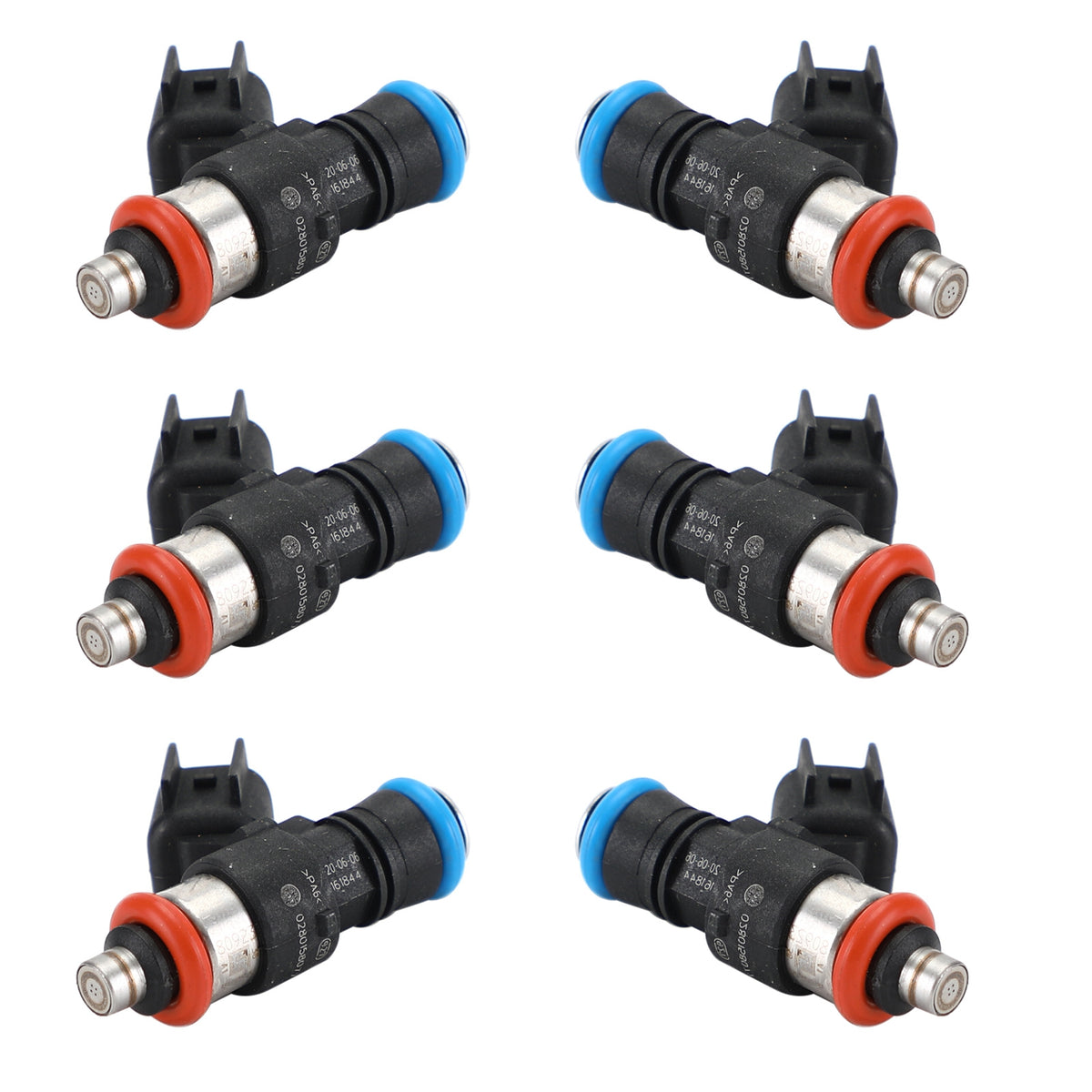 Ford Fusion Fit Mazda 6 CX-9 2010-2011 6PCS Fuel Injectors 0280158077