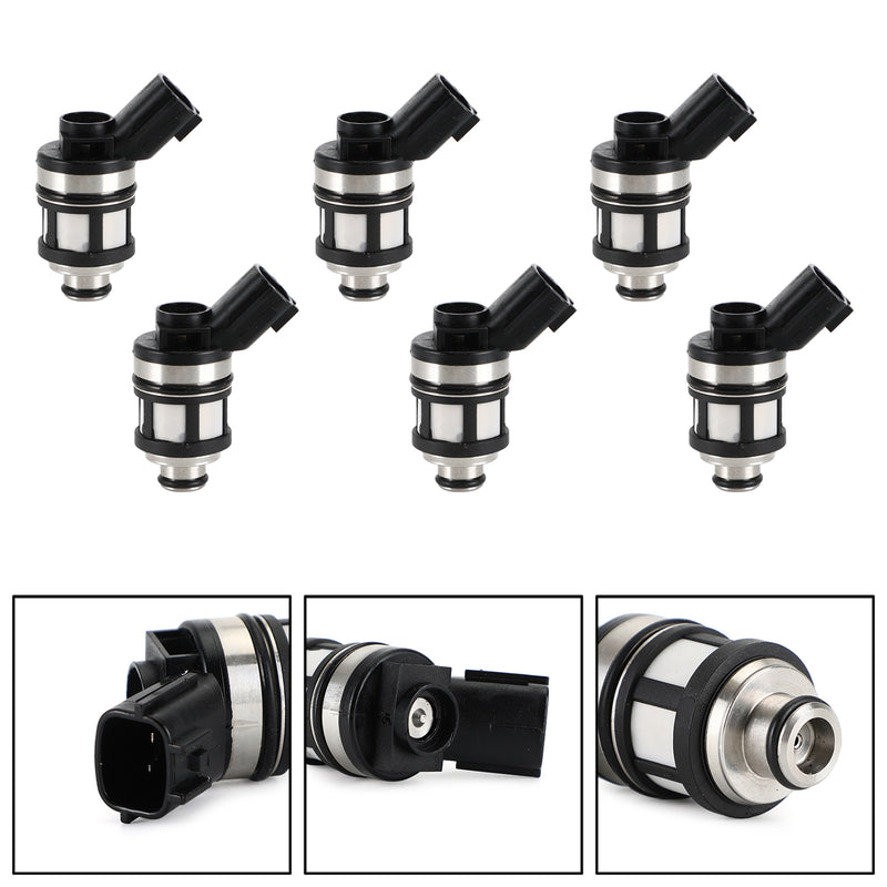 Nissan Frontier Pathfinder Xterra 3.3L V6 6PCS Fuel Injectors 16600-38Y10