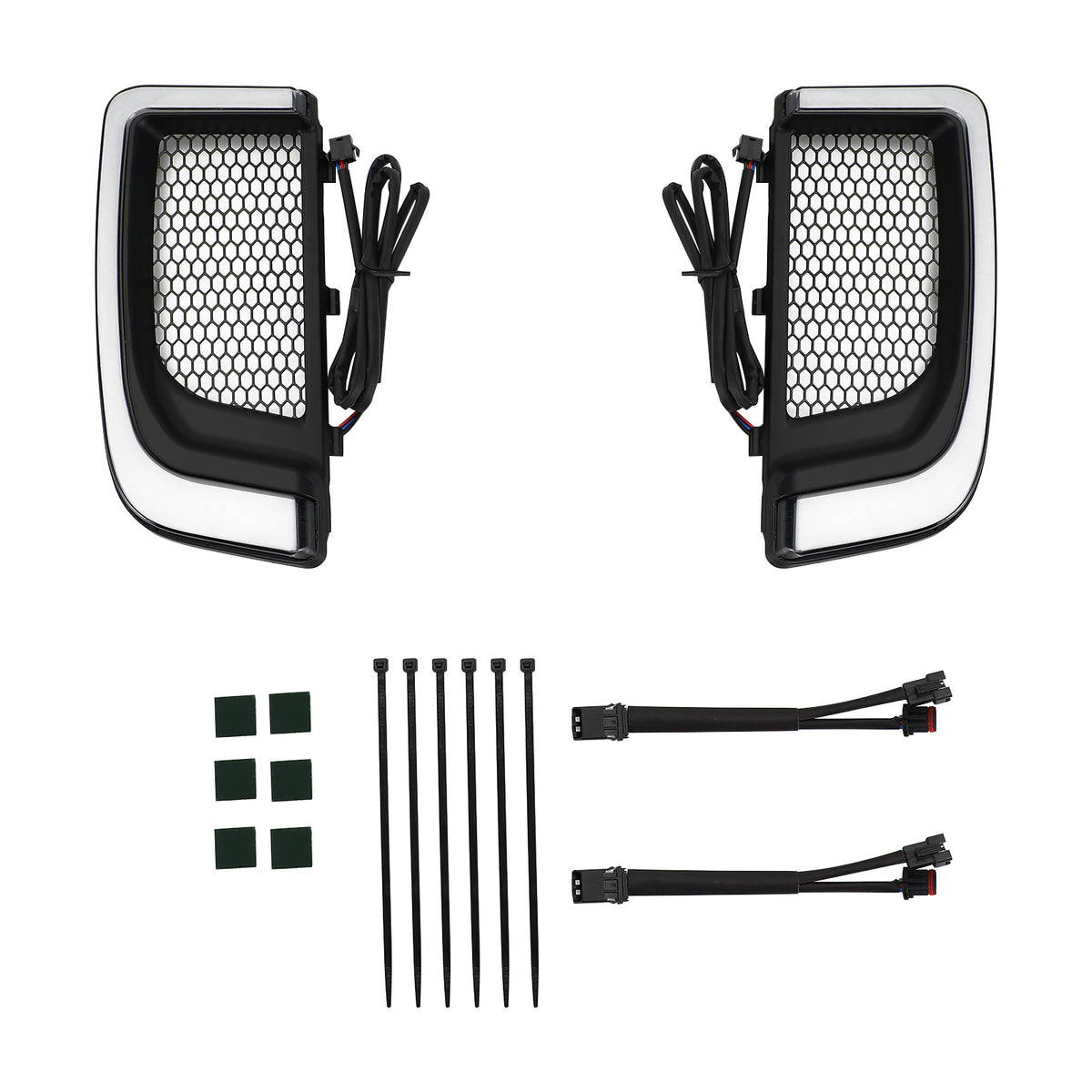Electra FLH/T Road Glide Black Tracer LED Lower Fairing Lower Grills Lights