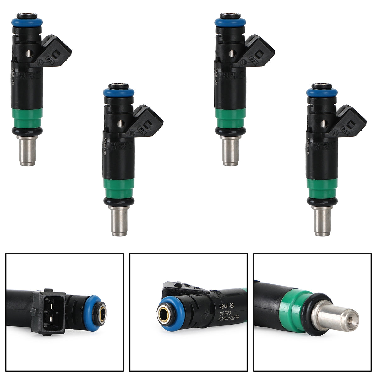 for Ford Fiesta V 2001-2008 Fusion 2002-2012 1.4L 4PCS Fuel Injectors 98MF-BB