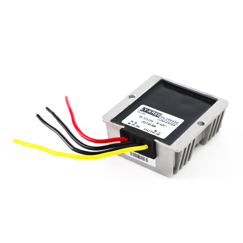 WaterProof 12V/24V to 6V 30A 180W Step Down DC/DC Power Converter Regulator