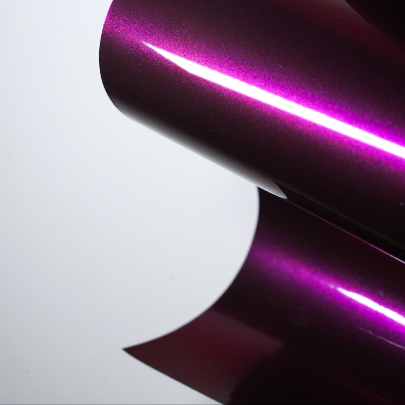 Glossy Metallic Midnight Purple Vinyl Wrap