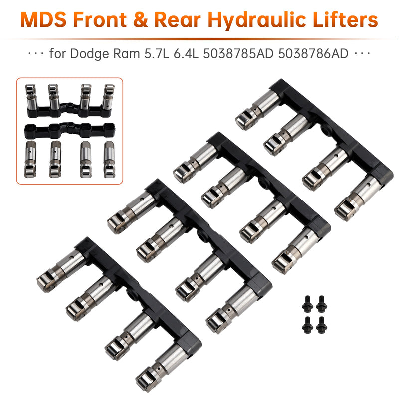 Dodge Ram 5.7L 6.4L 5038785AD 5038786AD MDS Front & Rear Hydraulic Lifters