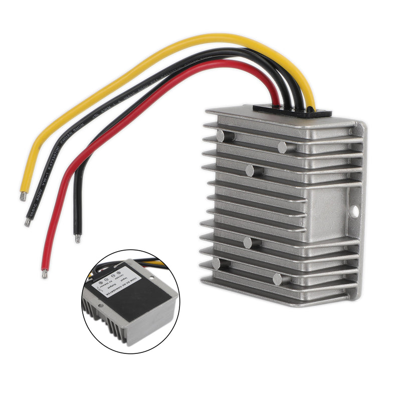 WaterProof 12V/24V to 5V 30A 150W Step Down DC/DC Power Converter Regulator