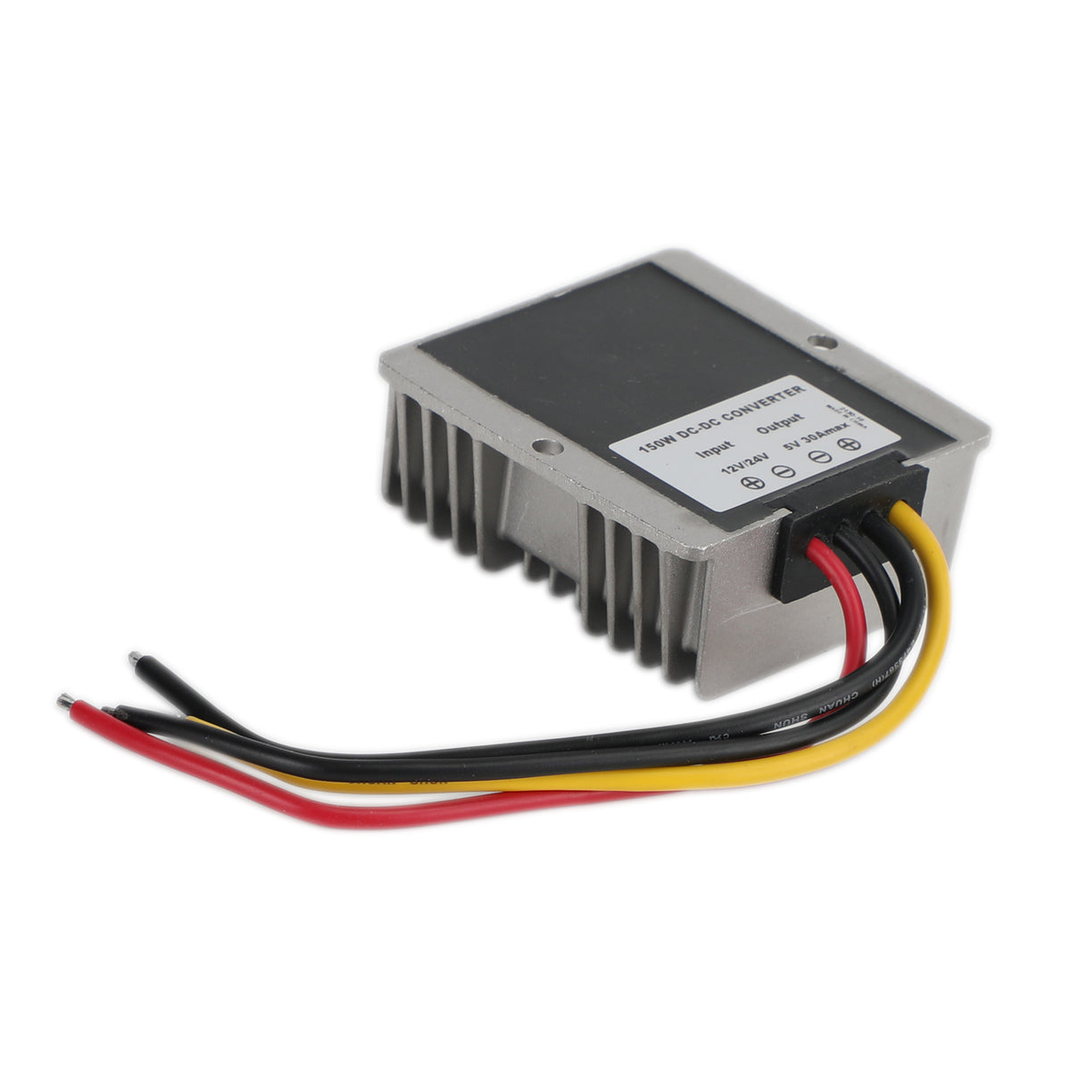 WaterProof 12V/24V to 5V 30A 150W Step Down DC/DC Power Converter Regulator