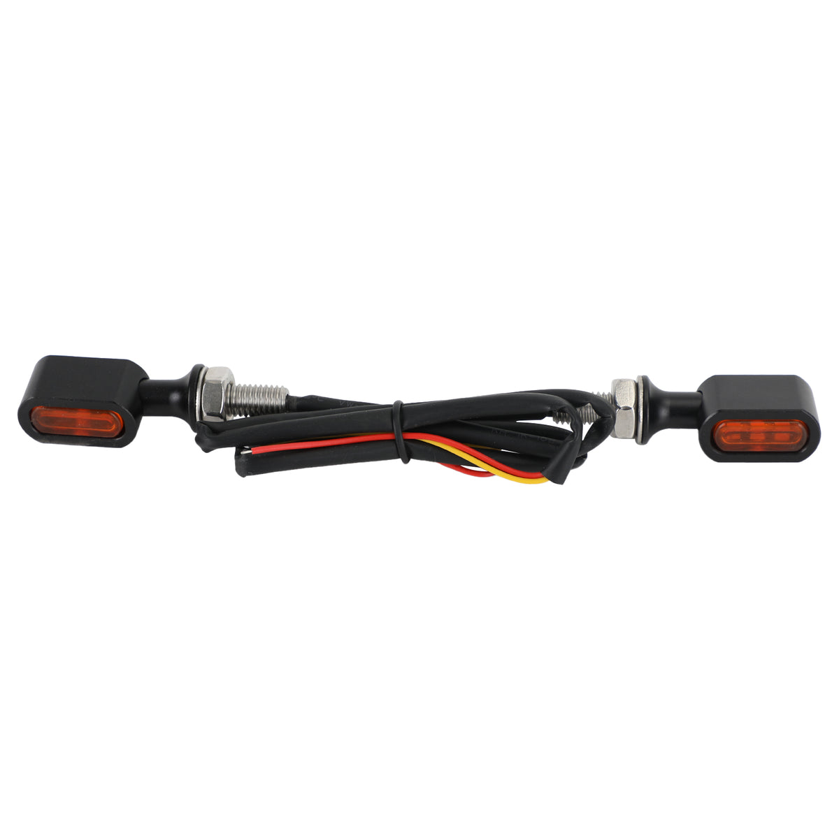 Sportster Touring Dyna Black Amber LED Rear Mini Turn Signal Indicator