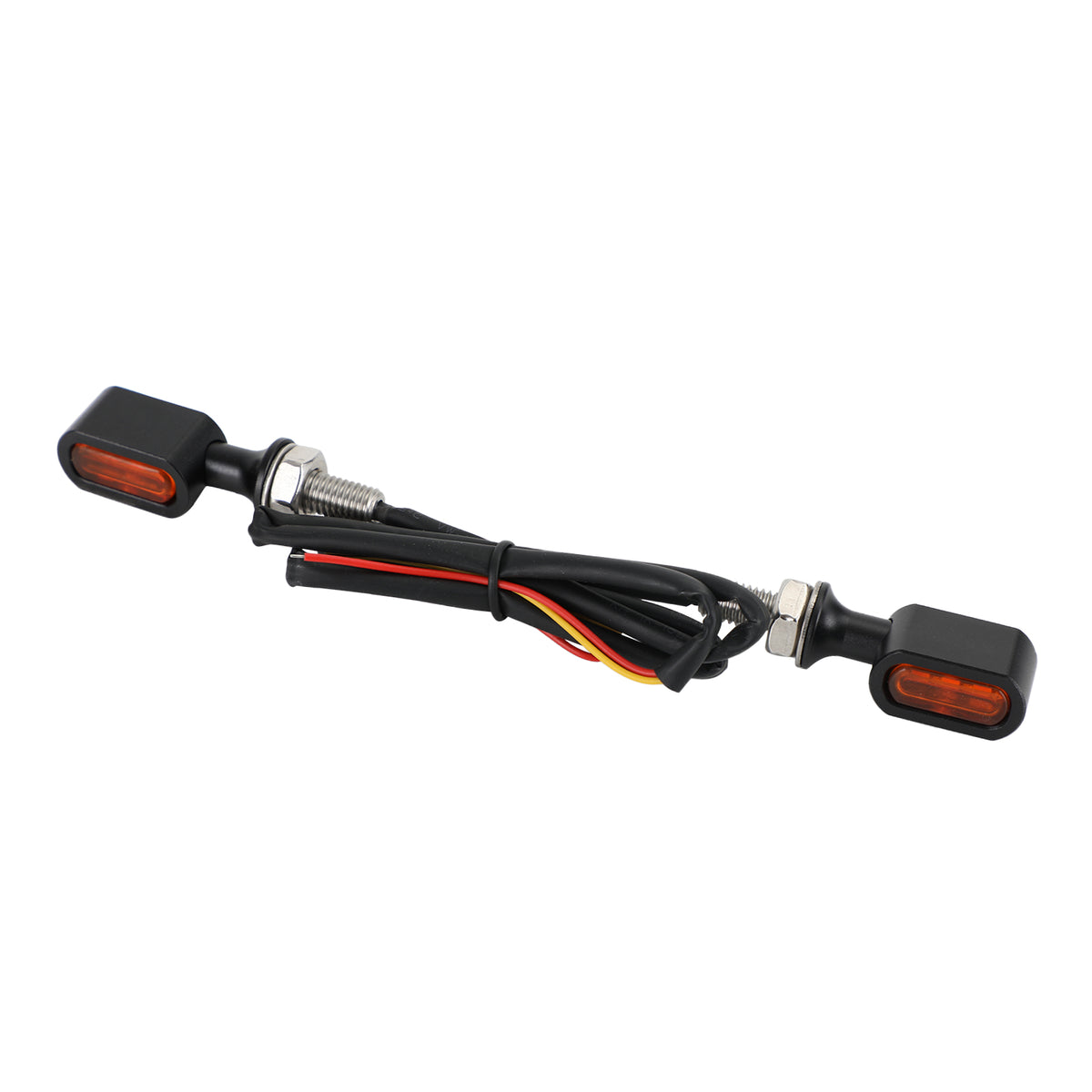 Sportster Touring Dyna Black Amber LED Rear Mini Turn Signal Indicator