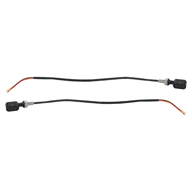 Sportster Touring Dyna Black Smoke LED Rear Mini Turn Signal Indicator