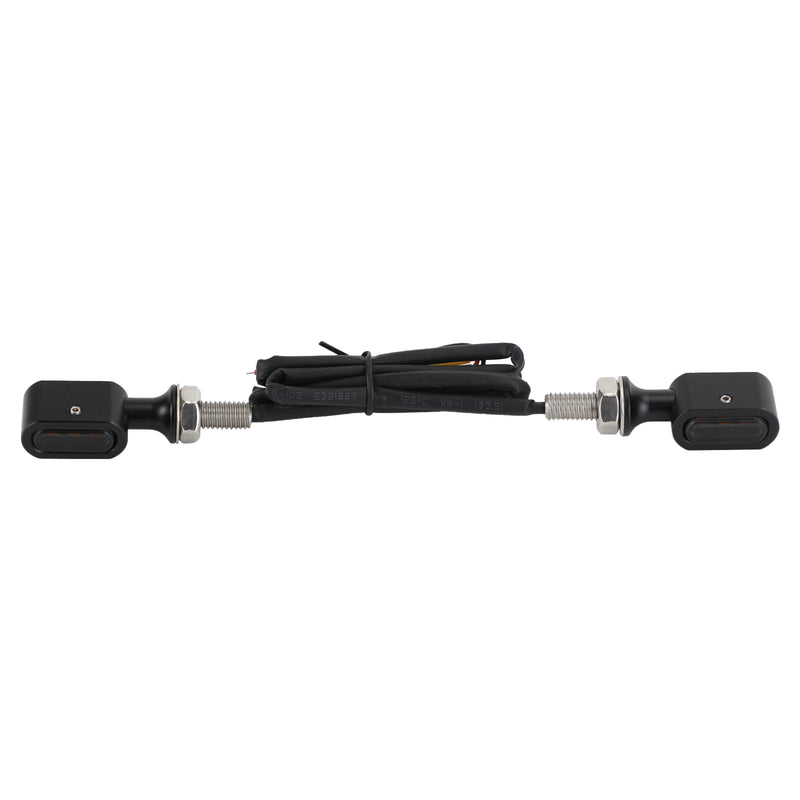 Sportster Touring Dyna Black Smoke LED Rear Mini Turn Signal Indicator