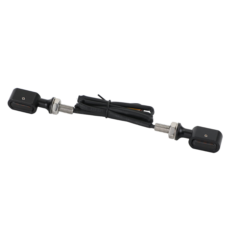 Sportster Touring Dyna Black Smoke LED Rear Mini Turn Signal Indicator