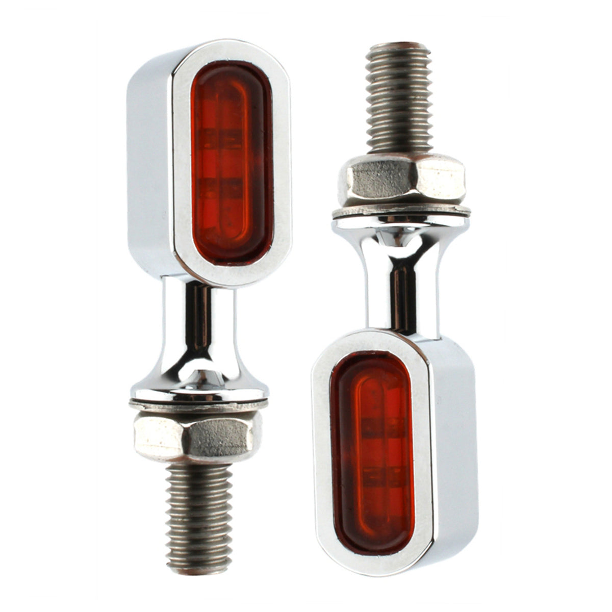 Sportster Touring Dyna Chrome Amber LED Rear Mini Turn Signal Indicator