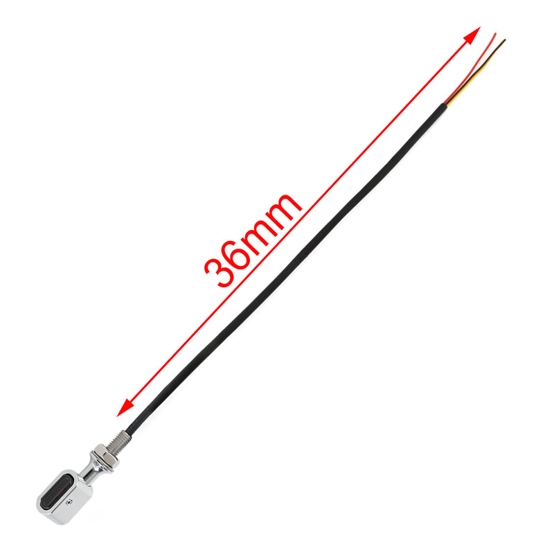 Sportster Touring Dyna Chrome Smoke LED Rear Mini Turn Signal Indicator