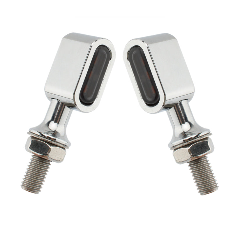Sportster Touring Dyna Chrome Smoke LED Rear Mini Turn Signal Indicator