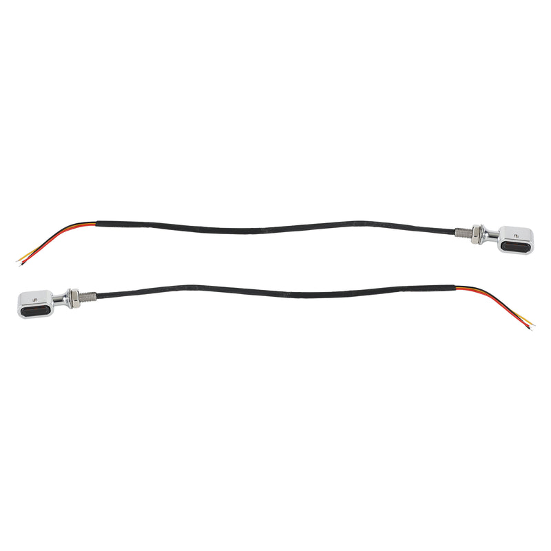 Sportster Touring Dyna Chrome Smoke LED Rear Mini Turn Signal Indicator