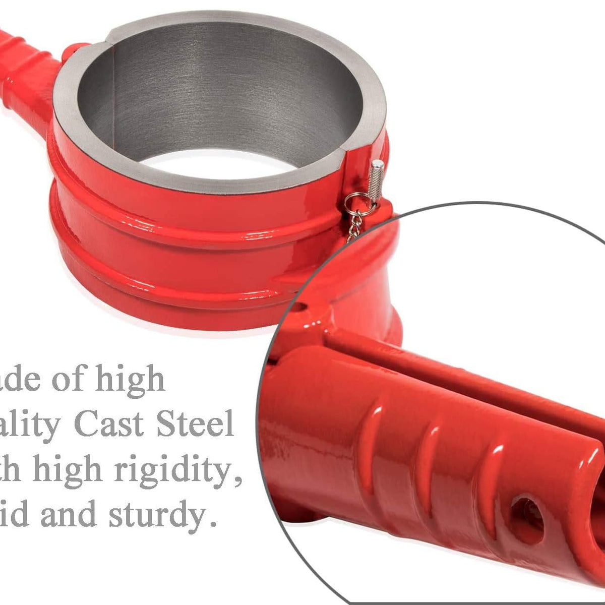 7040 Piston Ring Compressor Tool+Adapter+Anti-Polishing Ring for Cummins ISX/QSX, Caterpillar 3400, C-15 5.4" bore Alternative PT-7040 5394454 5299448 5299447 5299339 (4 PCS)